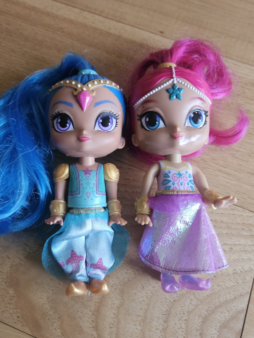 Fisher-Price Blue and Pink Twin Fashion Dolls